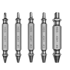 5PCS Screws Extractor, 5PCS (Silver) picture