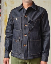 Tellason Stock Coverall Jacket – 14 oz Cone Mills Denim – Made in USA picture