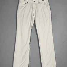 Bonobos Pants Mens 35X32 Straight Leg Cream Chino Linen Blend Stretch Flat Front picture