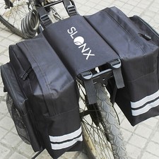 SlonX Bike Bags- Double Sided Panniers for Bicycles Rear Rack - Water Resistant picture