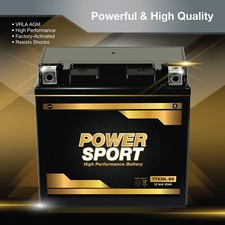ExpertPower Motorcycle Battery COLLECTION - YTX4L-BS YTX7L-BS YTX9-BS YTX12-BS picture