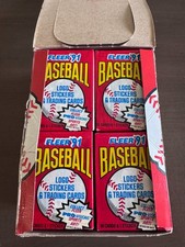 1991 Fleer Baseball Wax Box 36 Sealed Packs Look For Griffey Jr, BO Pro-Visions picture