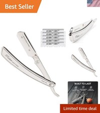 SRX Straight Razor, All Stainless Steel Barber Razor, Heavy Duty picture