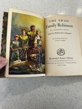 The Swiss Family Robinson Johann Wyss Illustrated Junior Library 1949 Hardcover picture