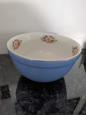Vintage Hall Superior Quality Mixing Bowl 9” Rose Parade MADE IN USA picture