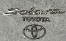 1999-2003 Toyota Camry Solara Rear Trunk Emblem Badge Set OEM 75442-06030 Chrome picture