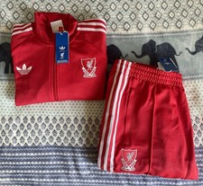 NWT Adidas LFC OG Tracksuit Track Jacket & Pants Pure Ruby Men’s Sz Large picture