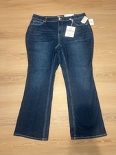 Cato Superflex Denim Bootcut Jeans Size 18w Dark Wash High Rise picture