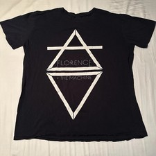 Hot vtg Florence and the Machine Band Shirt 1Side Black Full Size BL2127 picture