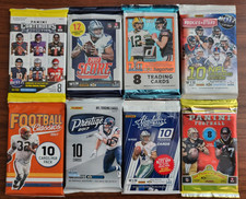 2017 NFL Football 8 Pack Mahomes, McCaffery RC? see pack details within picture