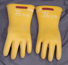 W.H. Salisbury ANSI/ASTM D120 Class 0 High-Voltage  Rubber Gloves 10  picture