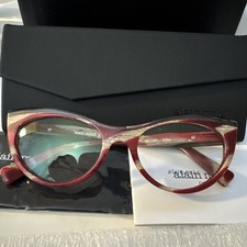 Alain Mikli New Authentic Eyeglasses 3087 011 54-18-140 Red multicolored NWOT picture