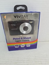 Vivitar VECS124 Popsnap 44MP Digital Camera, Black, 16X Zoom, 1080p picture