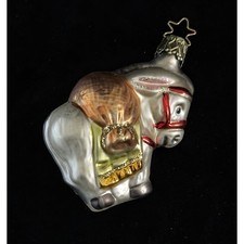 Vintage Inge Glas Germany Beasts Of Burden Donkey Burro picture