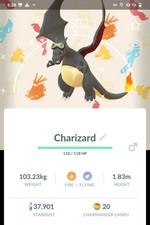 Pokémon Shiny Charizard wearing Friede's goggles Celebration 2026 Background picture