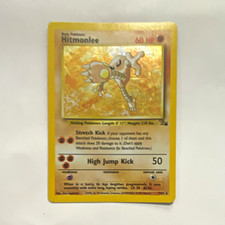 Wizards of the Coast Hitmonlee 7/62 Fossil Holo Rare 1st Edition picture