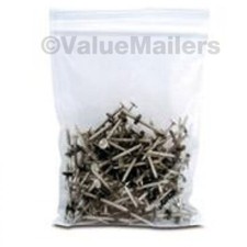 Clear Zip Seal Plastic Bags Heavy Duty 4 Mil Reclosable Top Lock Zipper Baggies picture