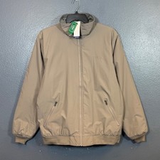 L.L. Bean L tall men gray Thinsulate Fleece Lined 100% recycled nylon Jacket NEW picture