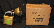 Vintage Teledyne Big Beam MPN# 287EX Hand Lantern Flashlight Rare Gold Color NEW picture
