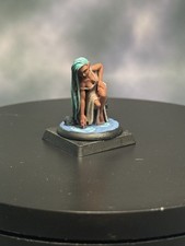 Painted Female Human Druid Miniature Dungeons & Dragons Pathfinder 28mm Fantasy picture