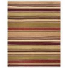 SAFAVIEH Striped Kilim STK313A Handwoven Red Rug picture