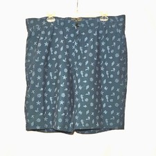 NWT MAELREG Mens Performance Proflex Sage Green Marine Golf Shorts Size 40 picture