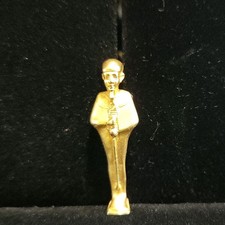 Vintage 1976 Metropolitan Museum of Art (MMA) Egyptian Revival Ptah gold pendant picture