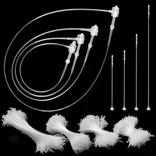 2000pc Plastic Tag Fastener Hang Tag Snap Lock Pin Security Loop For Retail Stor picture