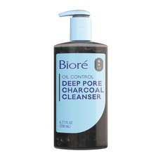 Biore Deep Pore Charcoal Face Wash, Daily Facial Cleanser for Dirt & Makeup 6.77 picture