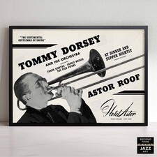 Tommy Dorsey - Frank Sinatra jazz poster - Astor Roof - 1940 (horizontal) picture