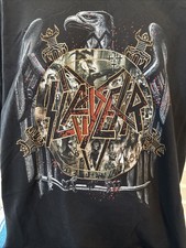 Slayer Official 2019 Final World Tour “Slayer Eagle” T-Shirt Mens Size 2XL New picture
