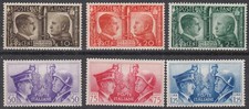 Stamp Italy SC 0413-8 WWII Adolf Mussolini Rome Berlin Axis Germany War MH picture
