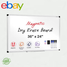 36 X 24 inches Magnetic Dry Erase Board with Aluminum Frame, Whiteboard picture