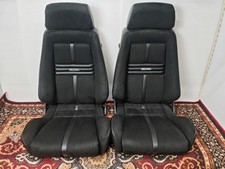 {INCLUDED TARIFF FOR US} RECARO LX-B PAIR Genuine Seat Reupholstered Alcantara picture