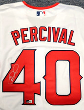 Troy Percival signed 2002 World Series Jersey autograph ~ BAS Beckett Witness picture