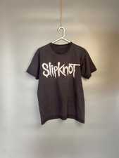 Vintage Slipknot 2013 Big Pring Faded Greay Rare Band T Shirt Size L picture