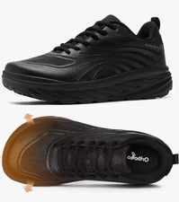 OrthoComfoot Men’s  Orthopedic Diabetic Wide Sneakers Shoes Size 10.5 Black New picture