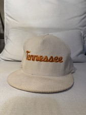 Vintage University Of Tennessee Volunteers Embroidered Hat Snapback AJD Corduroy picture