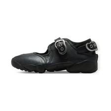 Nike Air Rift LEATHER Anthracite and Metallic Silver Tabi Jane IR5863-060 Womens picture