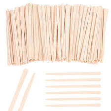 1200Pcs Eyebrow Wax Sticks Wood Waxing Sticks Wax Spatula Applicator for Body Ha picture