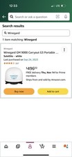 Winegard GM 9000 Carryout Portable Satellite White picture