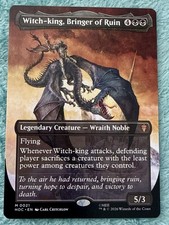 Witch-King Bringer Of Ruin Borderless Nonfoil Hobbit Card #0021 MTG  picture