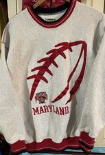 Vintage 90s Maryland University Terrapins Terps Legends Sweatshirt Legends Sz XL picture