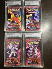 2025 Pokemon Destined Rivals Foil Pack Set of 4 1 Ea Art TCC Graded Gem Mint 10 picture