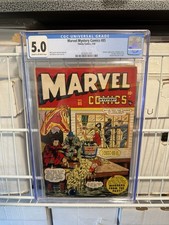 Marvel Mystery Comics #85 CGC 5.0 Timely Comics 1948 Syd Shores Hanging Cover picture