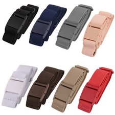 Women ladies Invisible Belt-Elastic Stretch Adjustable Slimming No Show Buckle picture