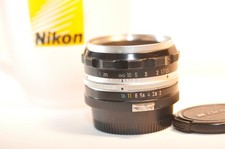 Nikon Nikkor-S 5cm f/2 50mm NON AI Nippon Kogaku PRIME lens PAT. PEND for F F2 picture