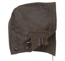 Olive ~ BARBOUR WAXED COTTON HOOD for Barbour Wax Jackets British Classic picture