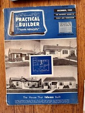 29 Vintage Practical Builder Magazine 1950 1951 1952 1953 1955 1956 Construction picture