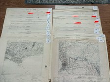 Vintage WW2 Australia Map LOT via US War/Navy Dept. 1941/1942 picture